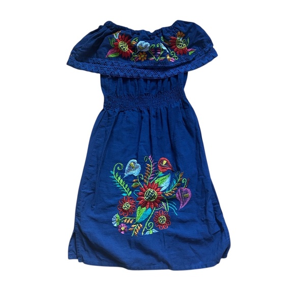 No Brand Other - Mexican Embroidered Off Shoulders Dress